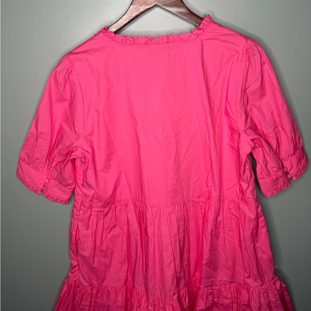 NWT J. Crew Ruffleneck Tiered Popover Dress - Picture 7 of 10